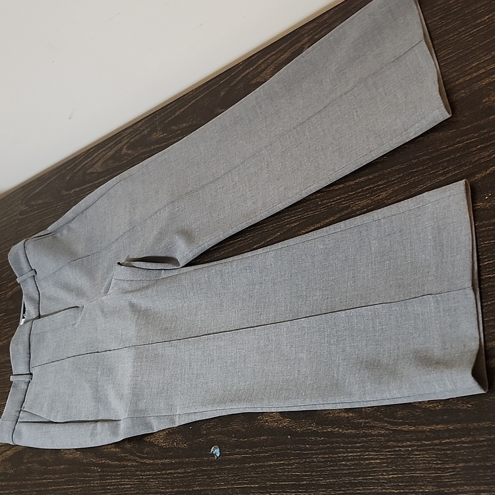 J. Crew Straight Leg Dress Pants in Light Gray